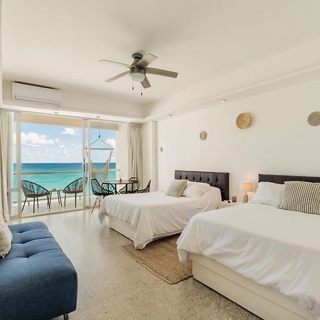 *Turquoise Escape- Beachfront Studio By Casa Paraiso* Cancún Zewnętrze zdjęcie