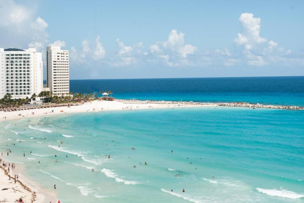 *Turquoise Escape- Beachfront Studio By Casa Paraiso* Cancún Zewnętrze zdjęcie