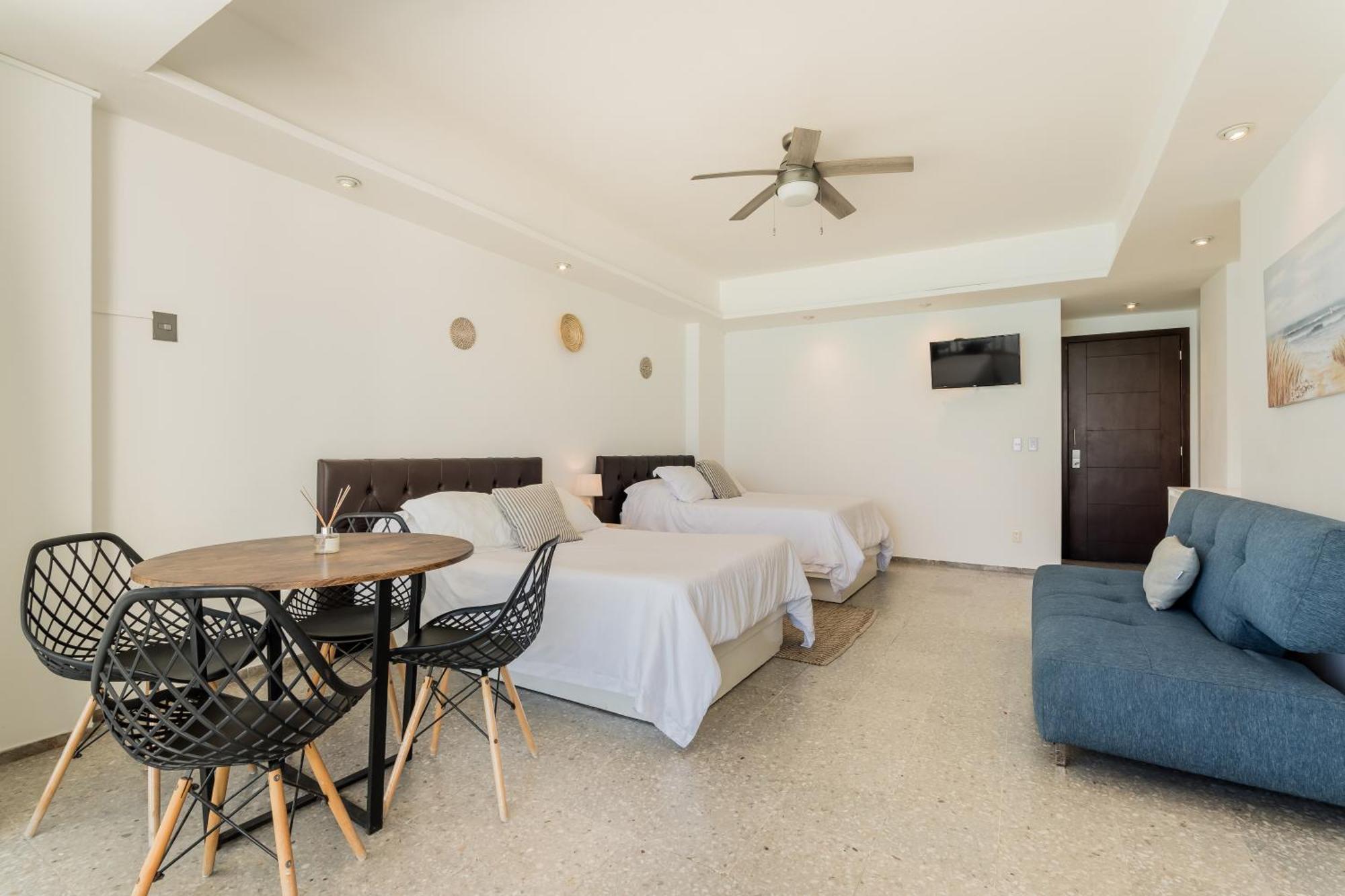 *Turquoise Escape- Beachfront Studio By Casa Paraiso* Cancún Zewnętrze zdjęcie
