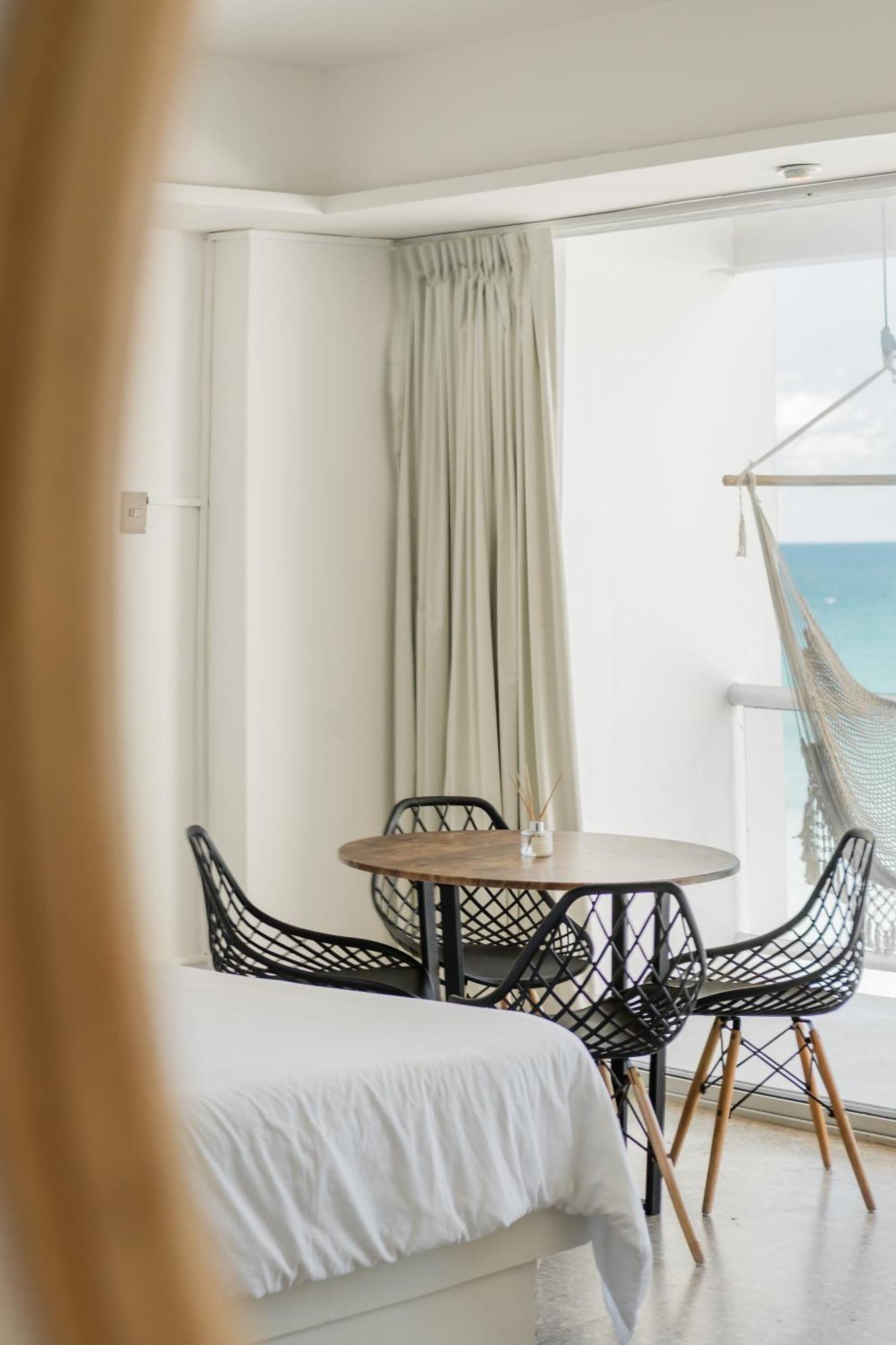 *Turquoise Escape- Beachfront Studio By Casa Paraiso* Cancún Zewnętrze zdjęcie